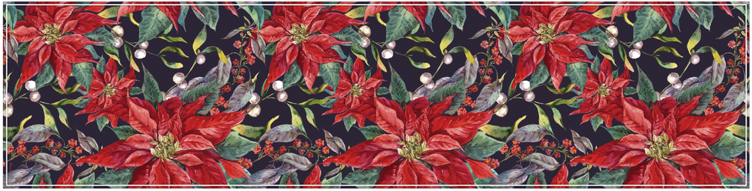 Vinyl Table Runner - 400mm x 1550mm - Christmas 2