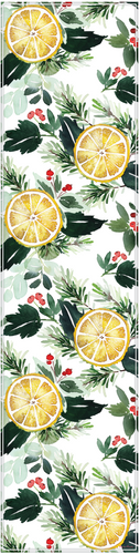 Vinyl Table Runner - 400mm x 1550mm - Lemon and Berry