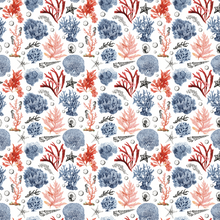 Load image into Gallery viewer, Tablecloth - Del Mar on White