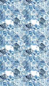 Tablecloth - Spanish Tiles - Blue and White