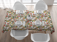 Load image into Gallery viewer, Tablecloth - Eternal Jungle - Autumn on White