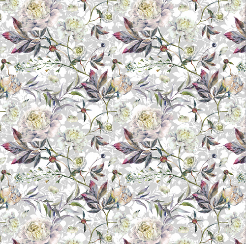 Tablecloth - Classic White Peonies