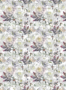Tablecloth - Classic White Peonies