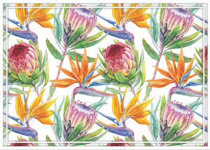 Vinyl Placemats - Set of 4 - National Flowers