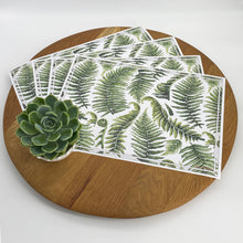 Load image into Gallery viewer, Vinyl Placemats - Set of 4 - Fern Valley