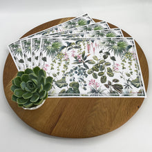 Load image into Gallery viewer, Vinyl Placemats - Set of 4 - Tropical Garden