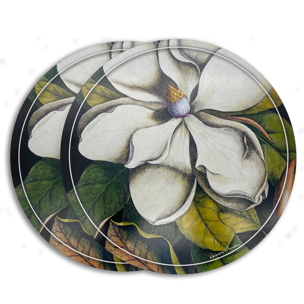 Magnolia Placemat / Pot Stand - Round - Midnight