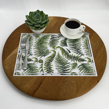 Load image into Gallery viewer, Vinyl Placemats - Set of 4 - Fern Valley