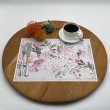 Load image into Gallery viewer, Vinyl Placemats - Set of 4 - Antique Rose