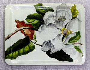 Magnolia Rectangular Tray - White