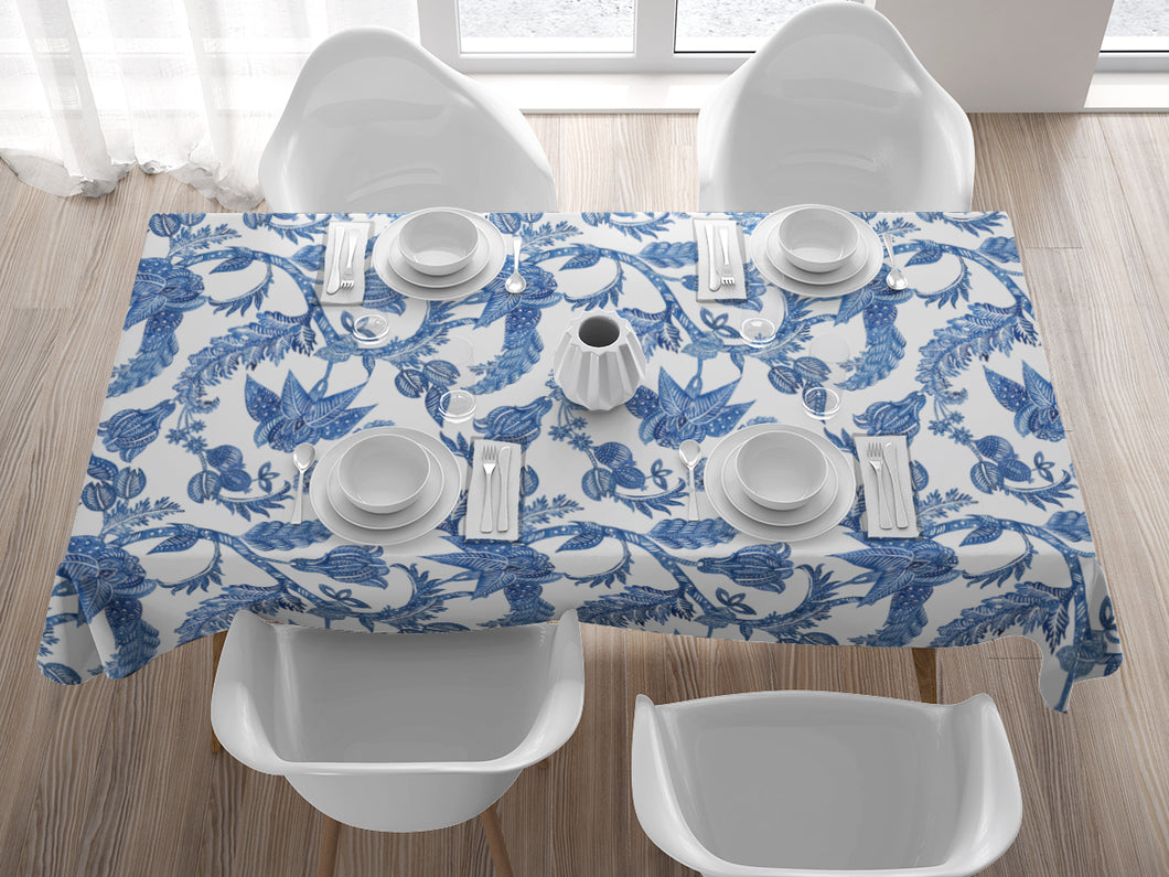 Tablecloth - Royal Batik - White